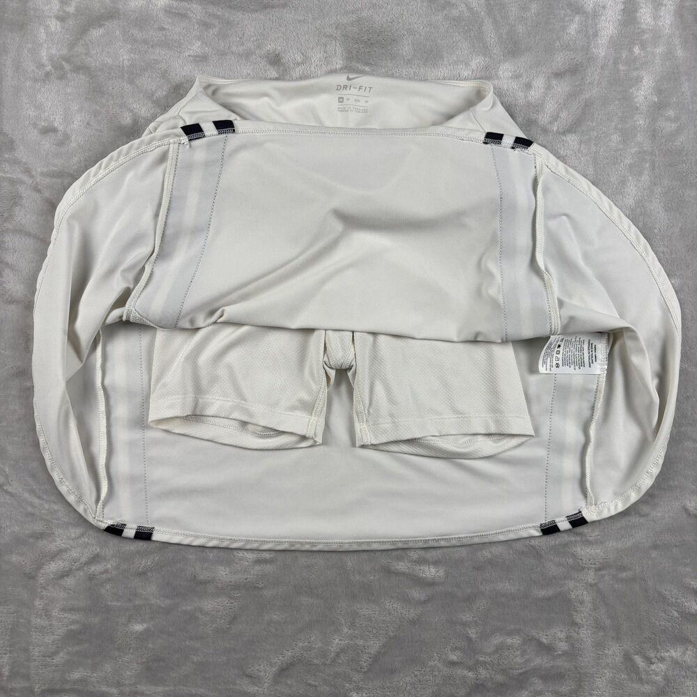 Nike Dri-FIT Skort Womens XS White Stripe Tennis Court Running Spring AV3666-133 - Picture 3 of 9